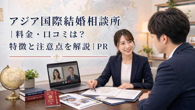 アジア国際結婚相談所｜料金・口コミは？特徴と注意点を解説｜PRのアイキャッチ画像