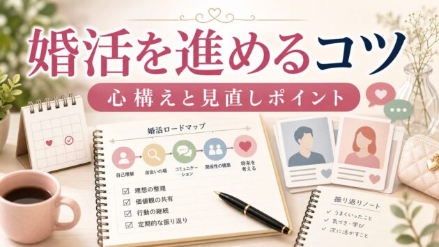 婚活を成功させるコツ｜経験者が語るリアルなポイントと心構えのアイキャッチ画像