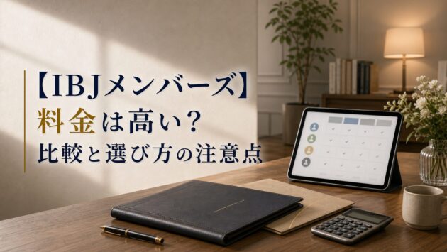 【IBJメンバーズ】料金は高い？比較と選び方の注意点のアイキャッチ画像