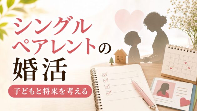 シングルペアレントの婚活｜子連れ再婚を視野に入れた活動のポイントのアイキャッチ画像