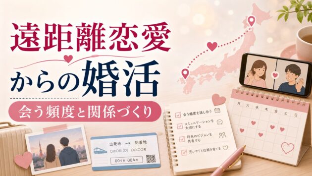 遠距離恋愛からの婚活｜会う頻度と関係を発展させるコツのアイキャッチ画像