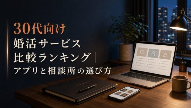30代向け婚活サービス比較ランキング｜アプリと相談所の選び方のアイキャッチ画像