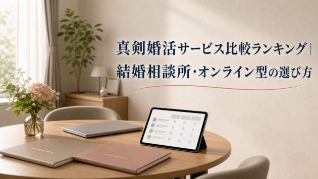 真剣婚活サービス比較ランキング｜結婚相談所・オンライン型の選び方のアイキャッチ画像
