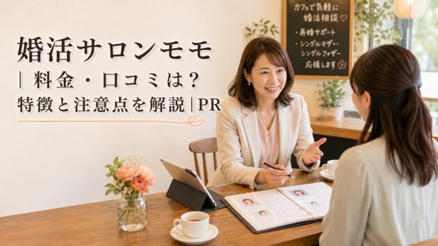 婚活サロンモモ|料金・口コミは?特徴と注意点を解説|PRのアイキャッチ画像