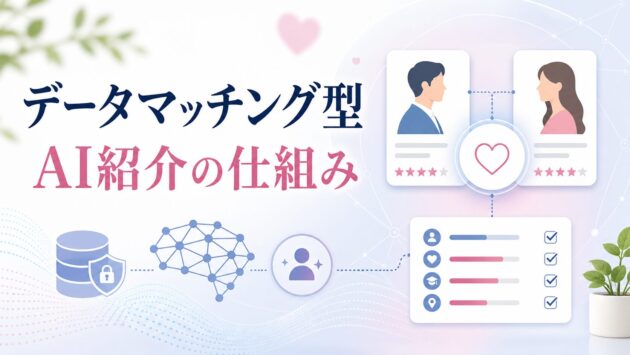 データマッチング型結婚相談所の仕組み|AIを使ったお相手紹介の特徴のアイキャッチ画像