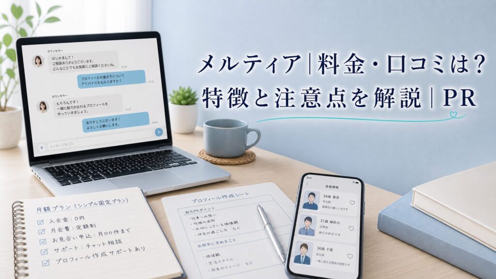 メルティア｜料金・口コミは？特徴と注意点を解説｜PRのアイキャッチ画像