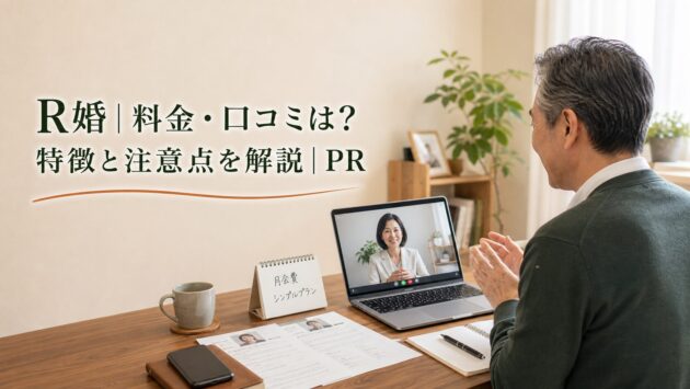 R婚|料金・口コミは?特徴と注意点を解説|PRのアイキャッチ画像